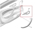 SP 9119EK - Door Handle Bezel Right rear